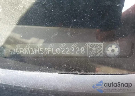 2015 Honda Cr-V Ex из США, поврежденный, VIN 5J6RM3H51FL022328